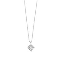 Necklace Comete Woman Punti Luce in White Gold GLB1588